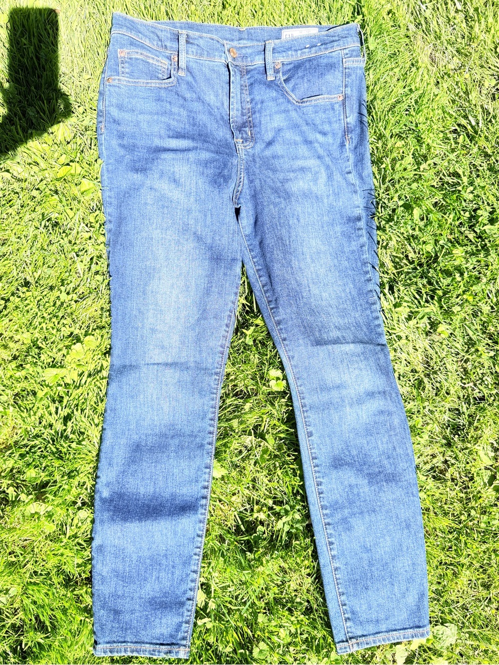 GAP Women's Skinny Jeans in Blue Denim